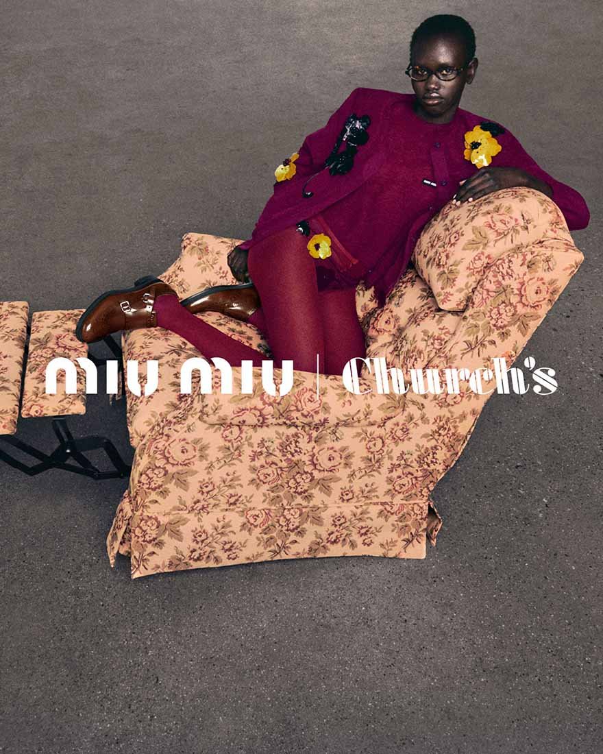 Miu Miu Launches Campaign with Gigi Hadid, Lensed by Steven Meisel
