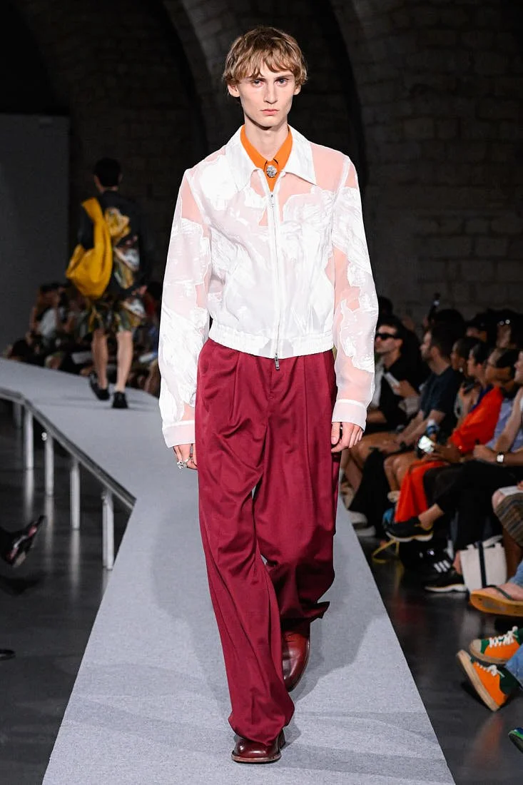 TAAKK SS27 Paris Fashion Week Review LE MILE Magazine red trousers