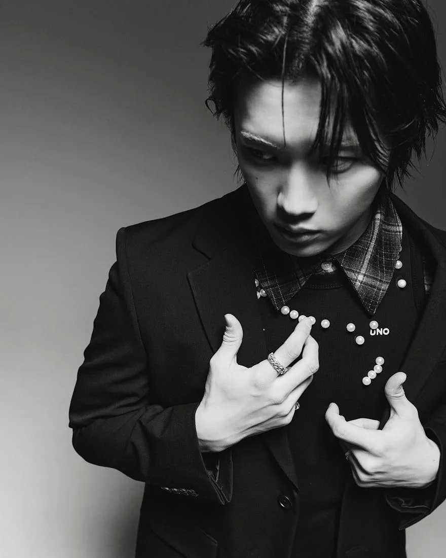 Le Mile Magazine SS26 Dragon Pony K-POP Band Identity Edition photographer Kang Minje total look ERREUNO