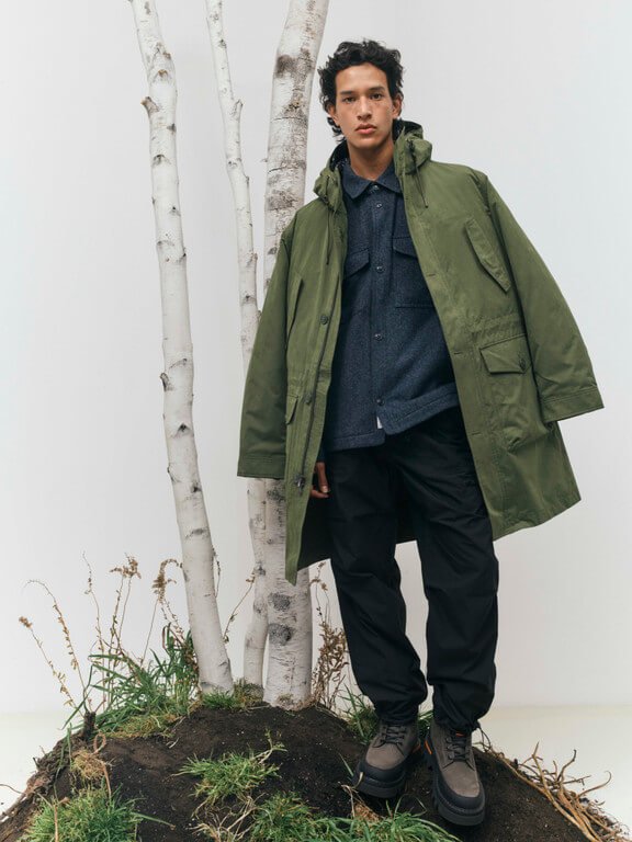 WOOLRICH☆豪華ファーライナー付2wayモッズコート☆2024トレンド色 