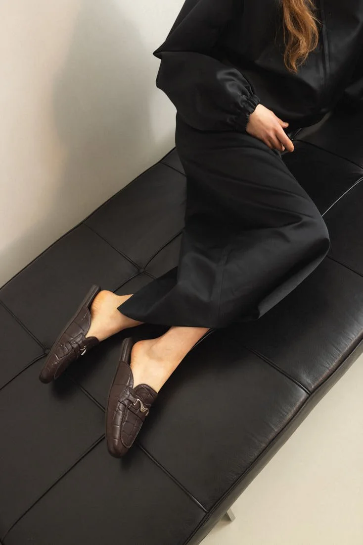 NUBIKK SS26 Collection Joan Mule Brown Slippers Women LE MILE Magazine