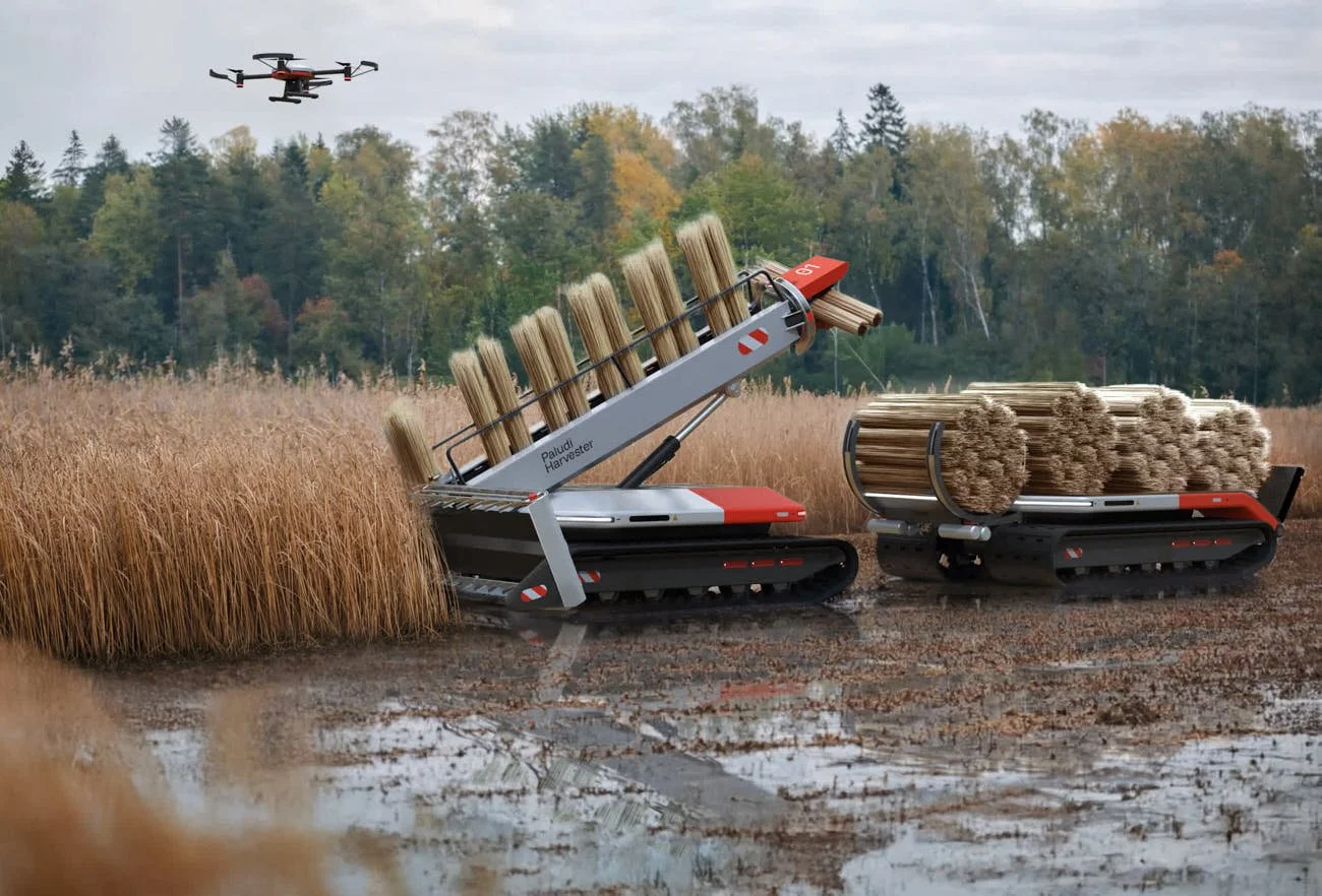 Niklas Henning’s Paludi Harvesters project for the RIMOWA Design Prize 2026, featured by LE MILE Magazine