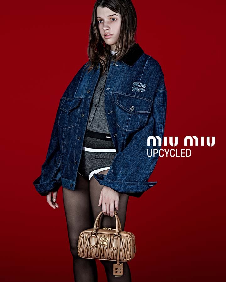 Latest Fashion Brand Updates, Campaigns & Shows  LE MILE Magazine News  Blog - Miu Miu Unveils 2024 Upcycled Denim & Chinese New Year Collection -  LE MILE