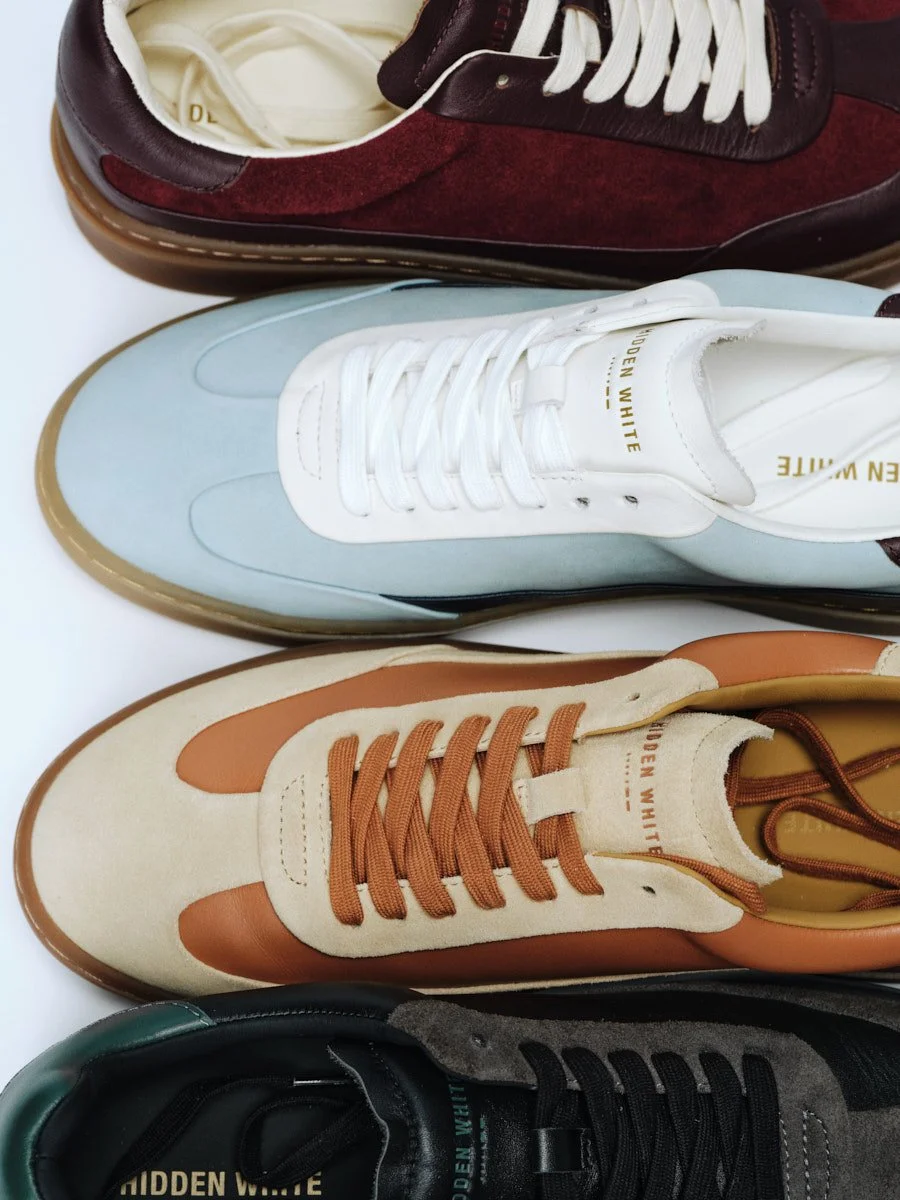 HIDDEN WHITE Footwear Brand LE MILE Magazine Dara Different Trainers