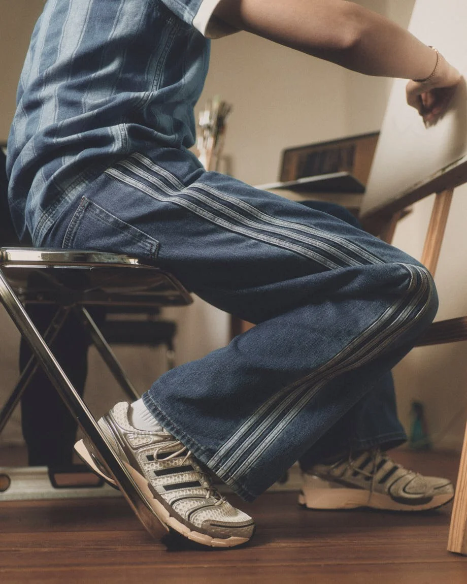 Cosima Kaibel first painted Cover for adidas adistar Control 5 with LE MILE Magazine photo Nicolai Sauer magazine identity issue 40 ss26 Alban E. Smajli Albina Imeri