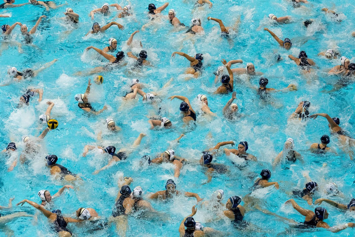 Pelle Cass Water Polo at Harvard, Close, 2018 © Pelle Cass for LE MILE Magazine