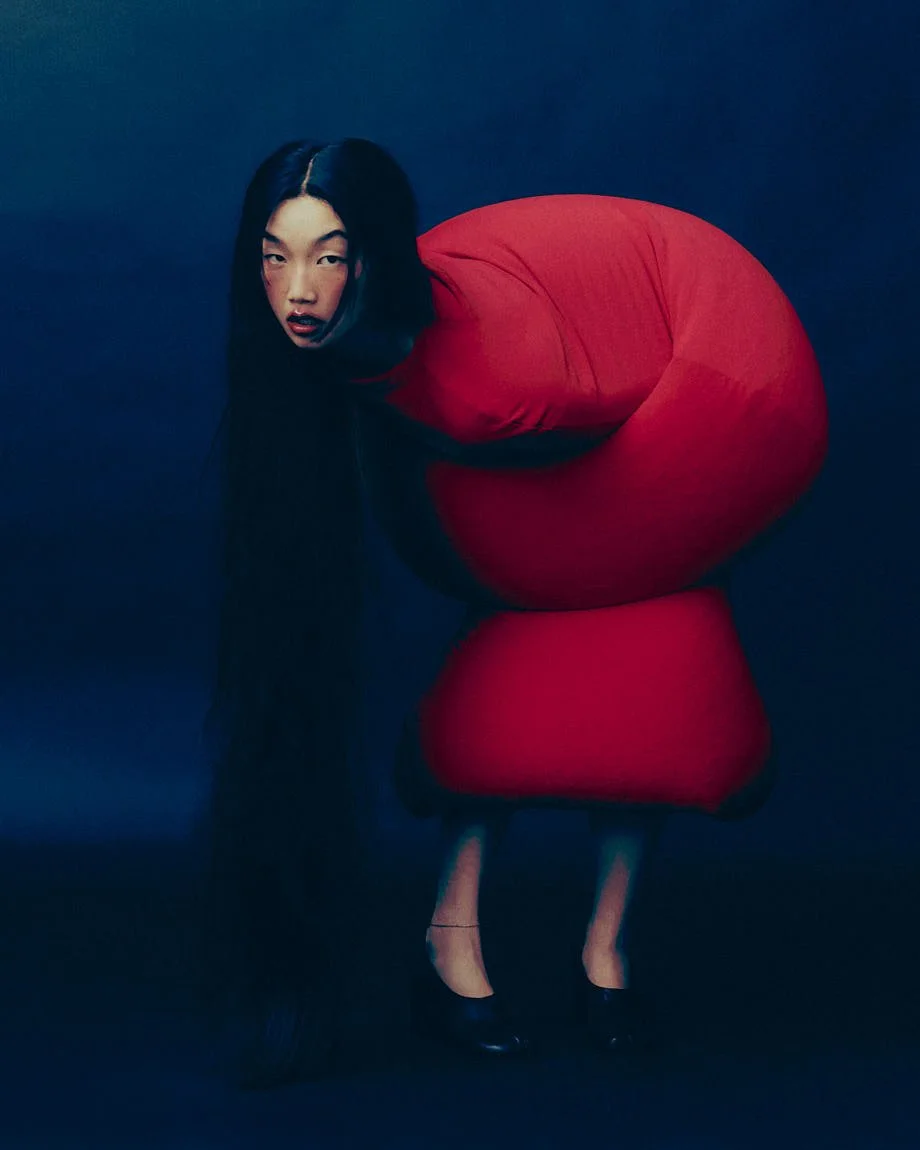 Audrey Nuna photographed by Stefen Pompée for her cover story A Little Birdie in LE MILE Magazine’s DÉJÀ-VU Issue 41