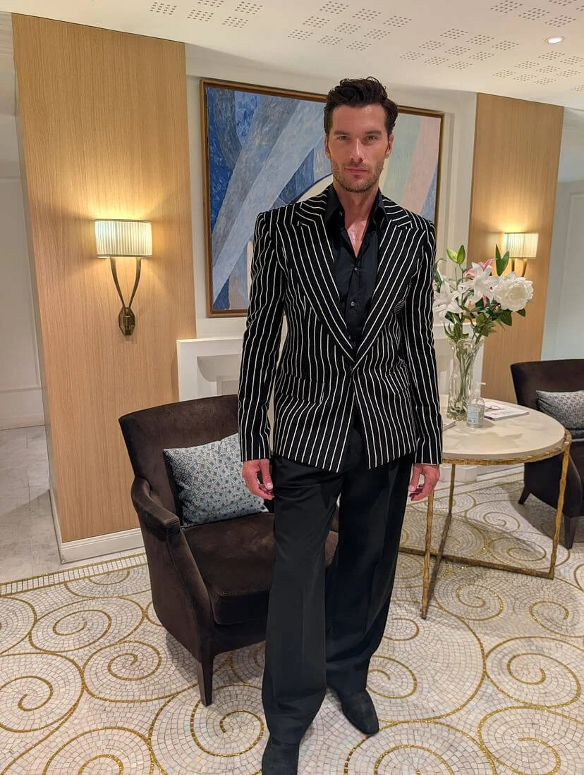 The Personal Edit of Aurelien Muller at Cannes 2026 for Le Mile Magazine. One of the final outfits of the trip, for a very special closing night!