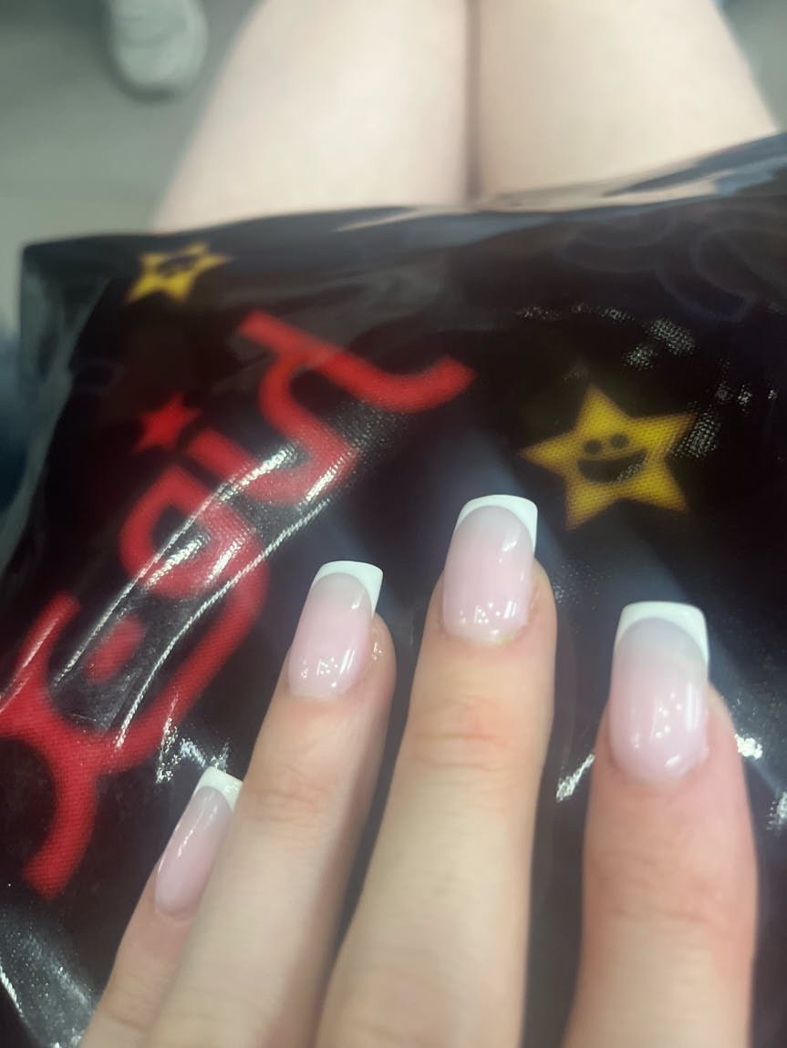 My nails freshly done and my favourite bag, thrifted in Japan, on the day of the EP release. I needed a small treat after all the hard work.