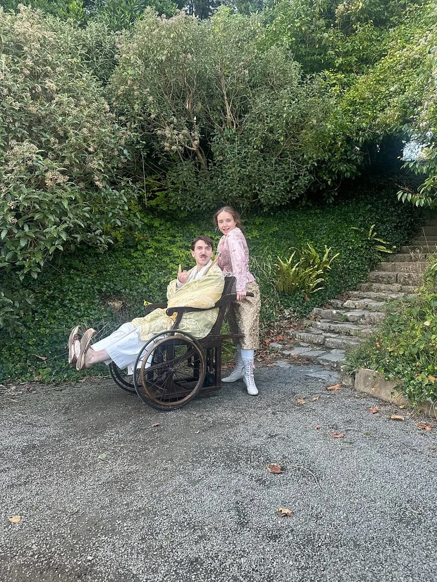 The Personal Edit of Callum Scott Howells Behind the Scenes film Madfabulous for LE MILE Magazine Nothing to see here apart from my slippers