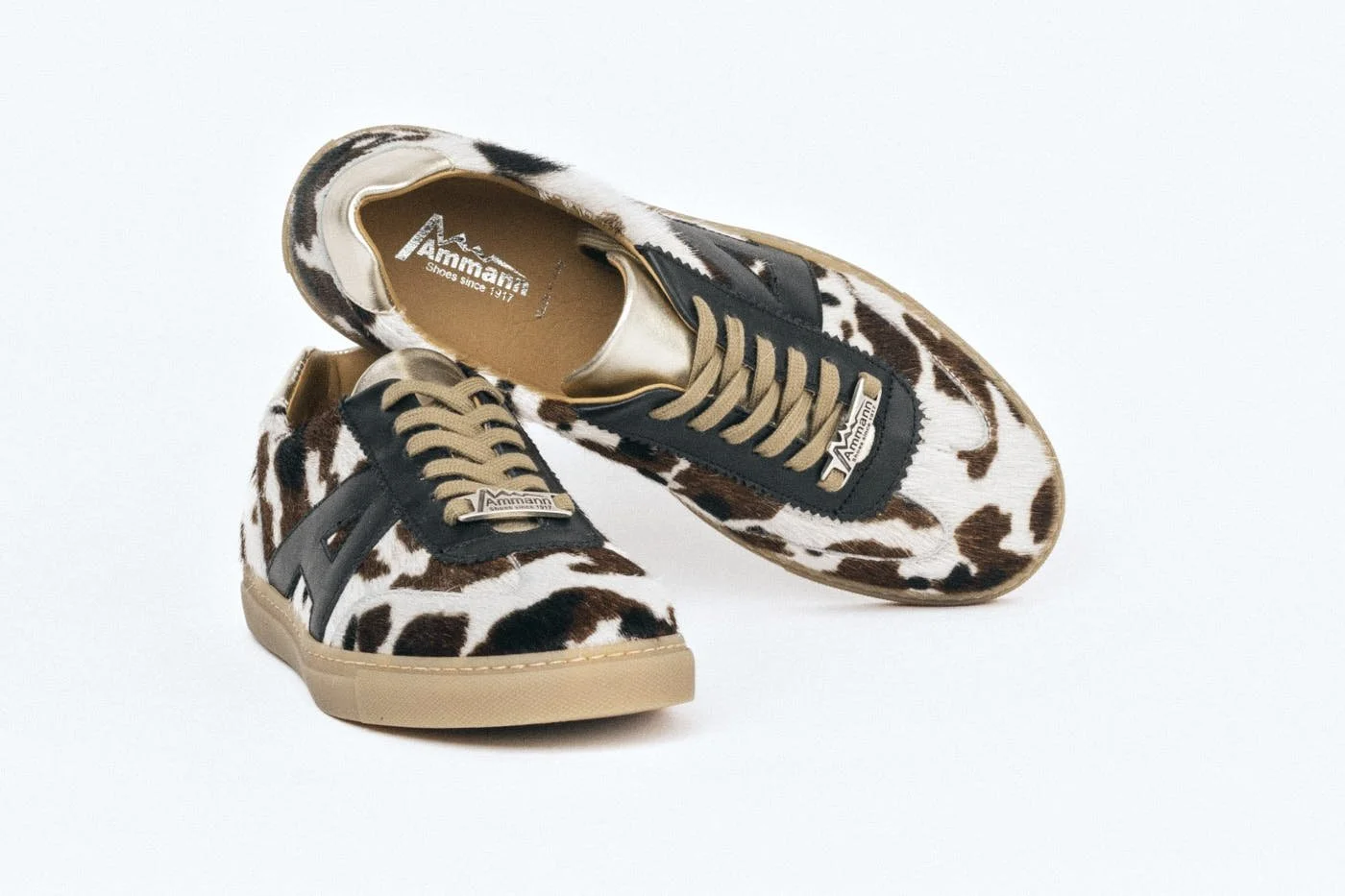 Ammann Shoes Sneaker Urban LE MILE Magazine cow pattern still