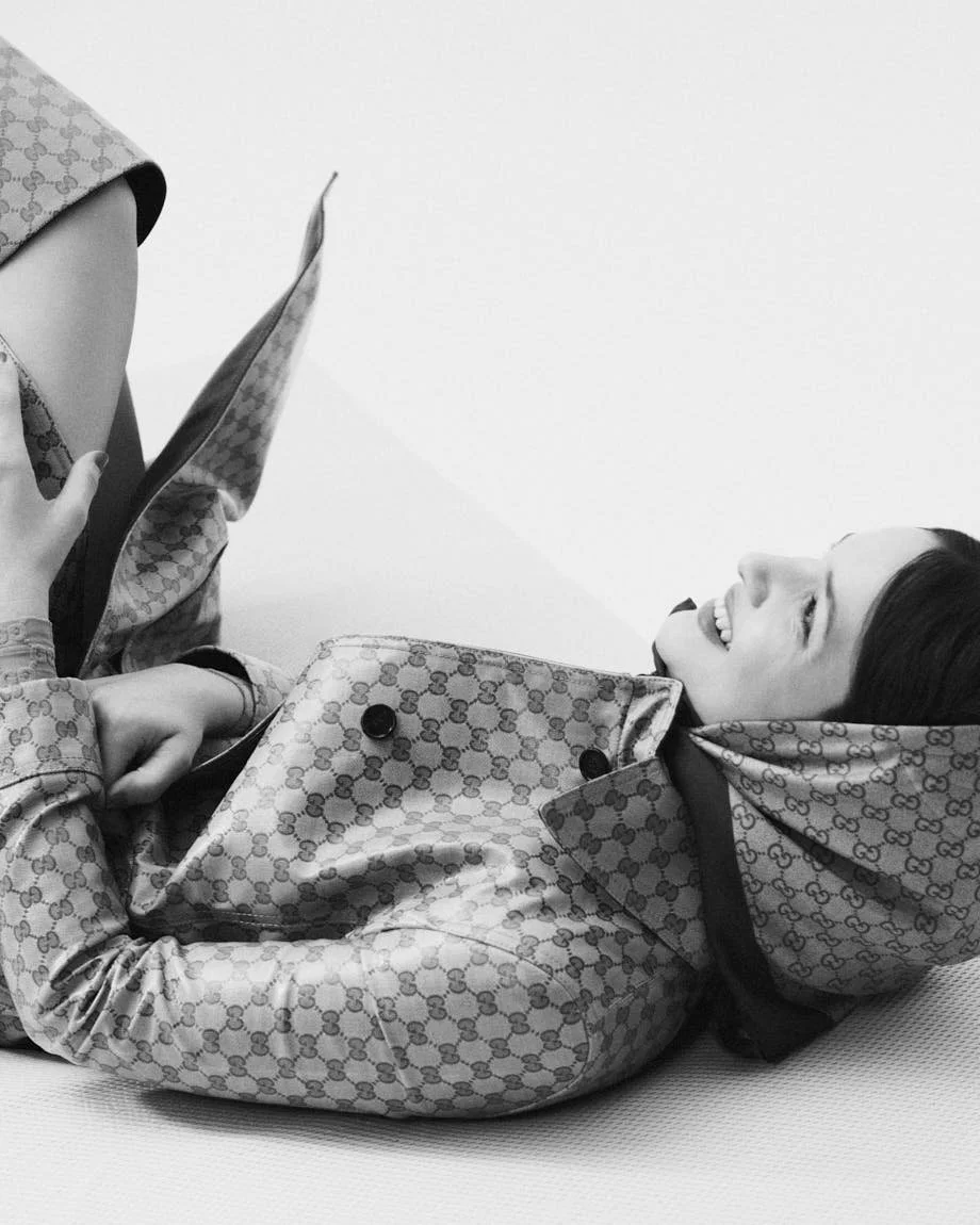 LE MILE Magazine Lisa Vicari SS26 Identity Issue Cover Lotte Thor Cover wearing GUCCI SS26 by Demna