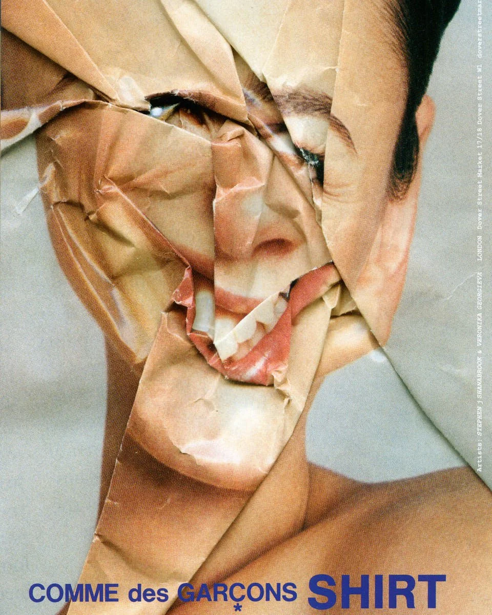 Comme des Garçons campaign. collaboration with Stephen j Shanabrook. image courtesy of the artists & CdG