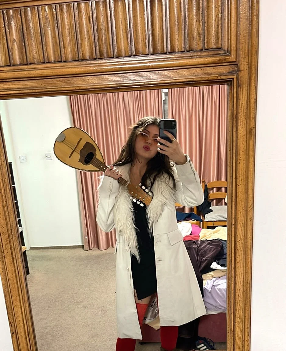 The Personal Edit Private Camera Roll of Krista Papista for LE MILE Magazine The mandolin I played on Eurotrash