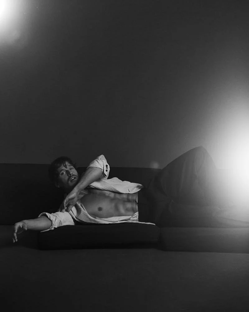 SIMONE BREDARIOL editorial FW25-26 lemilestudios LE MILE Magazine Simone wears a total look by ZEGNA