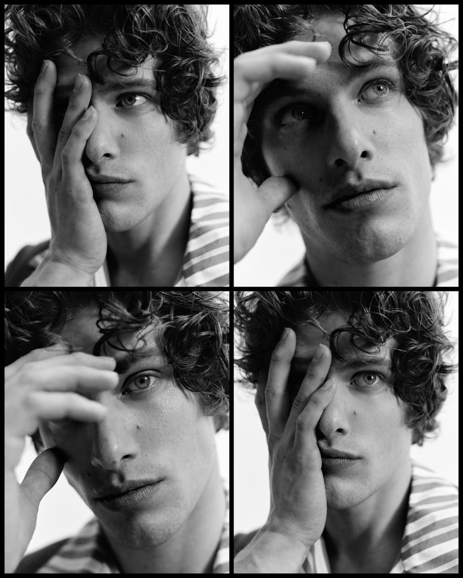 UMBERTO VILLAHERMOSA photo Cosimo Buccolieri Digital Cover SS26 for LE MILE Magazine Umberto wears a blazer and shirt by DOLCE&GABBANA