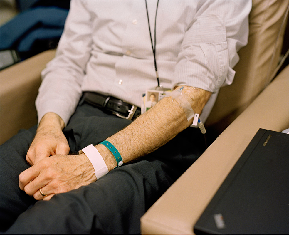 Dr. Robert Baldassano Receiving Remicade Treatment #2