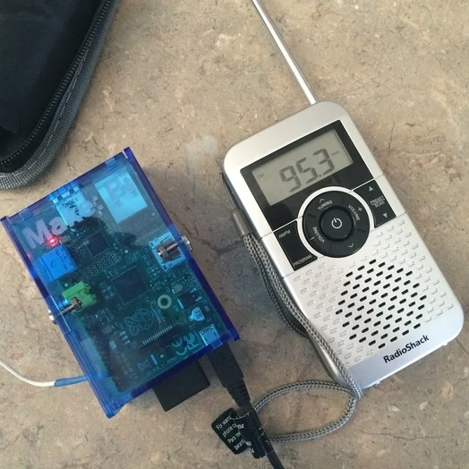 Turn a Raspberry Pi into a radio station