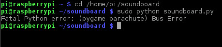 The error I kept getting while trying to run the Python script