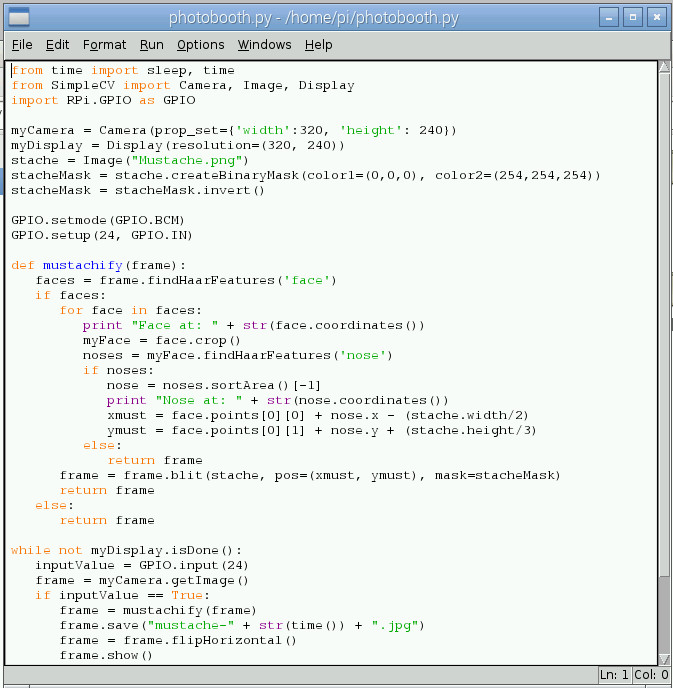 Python code for the project