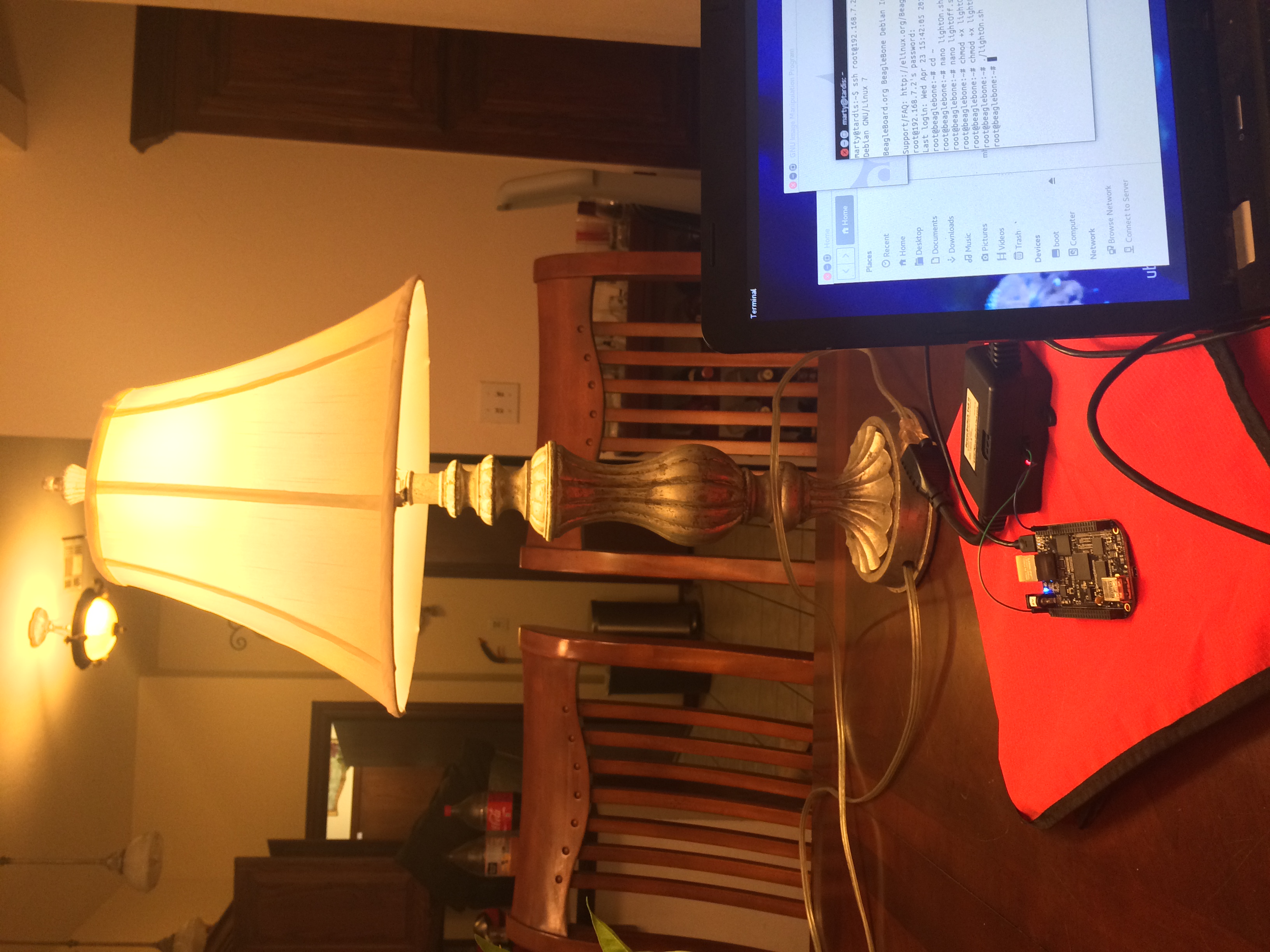 Controlling a Lamp with the BeagleBone Black