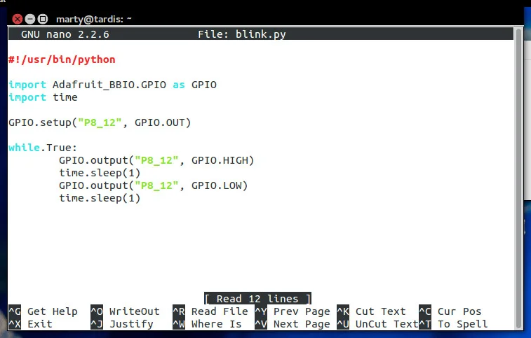 Python on the Beaglebone Black