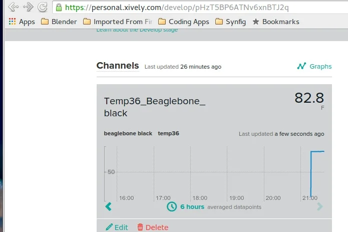 Data Logging with Xively and Beaglebone Black