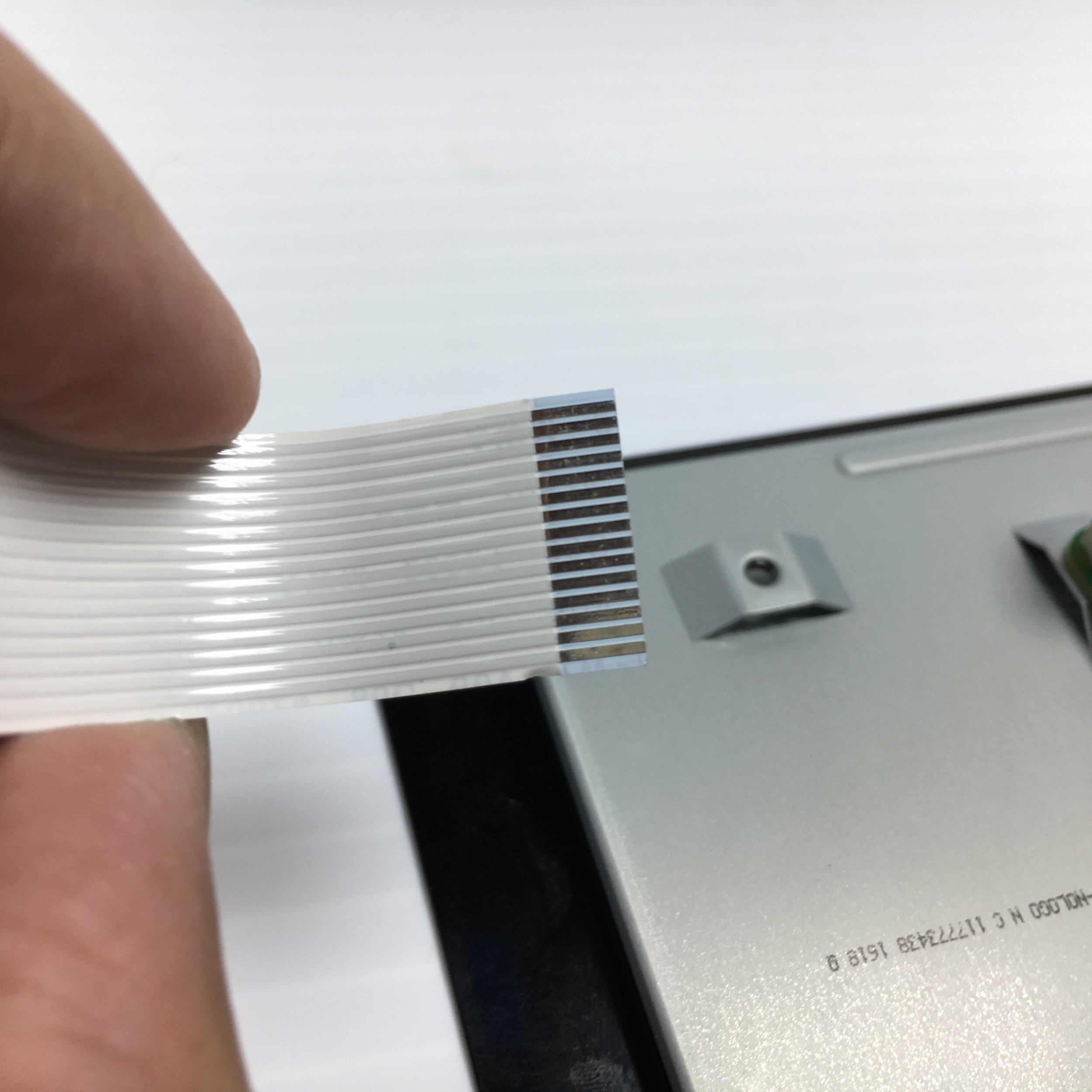 Metal side of Ribbon Cable