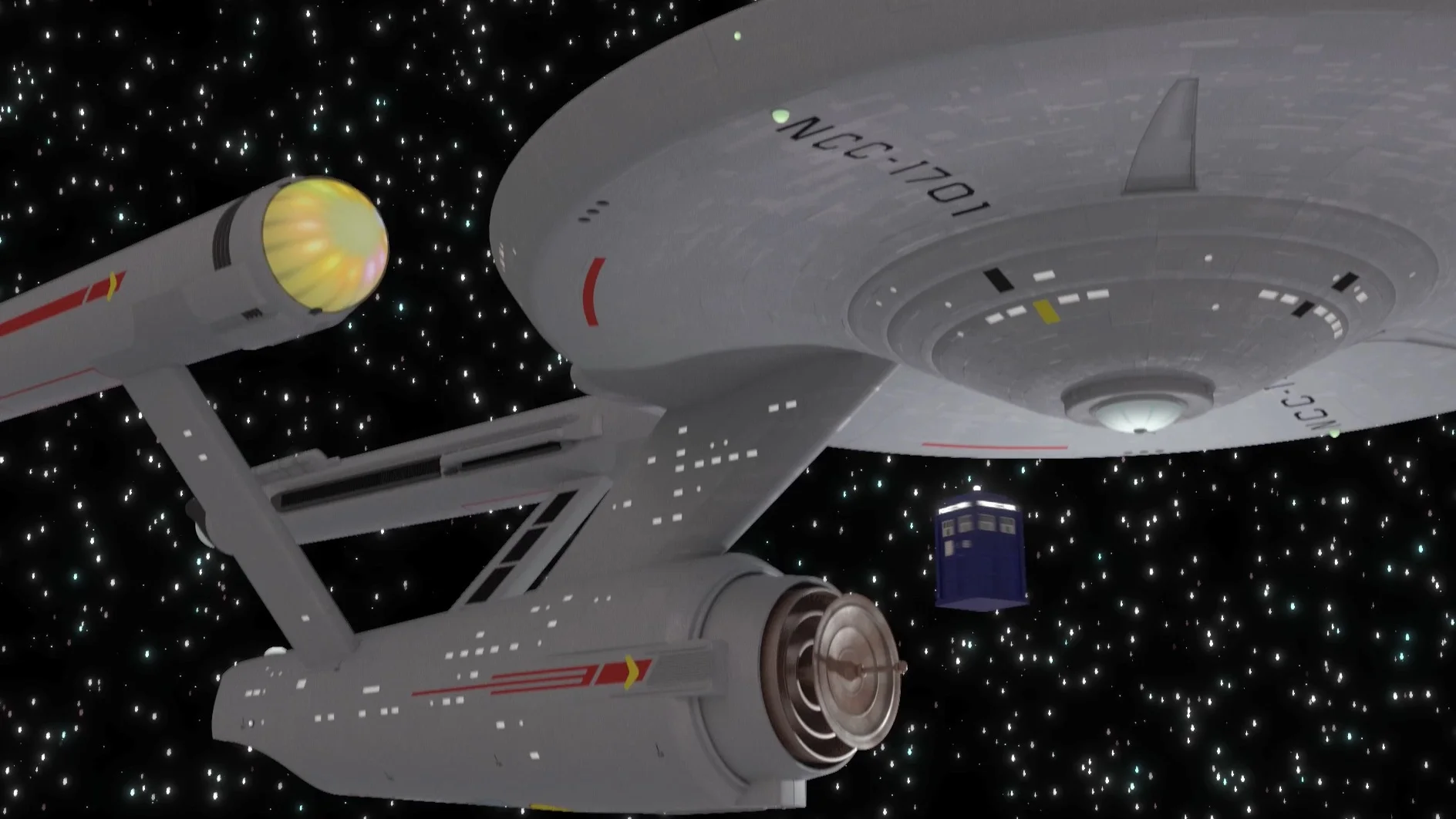 Today's Render: Police Box vs Starship