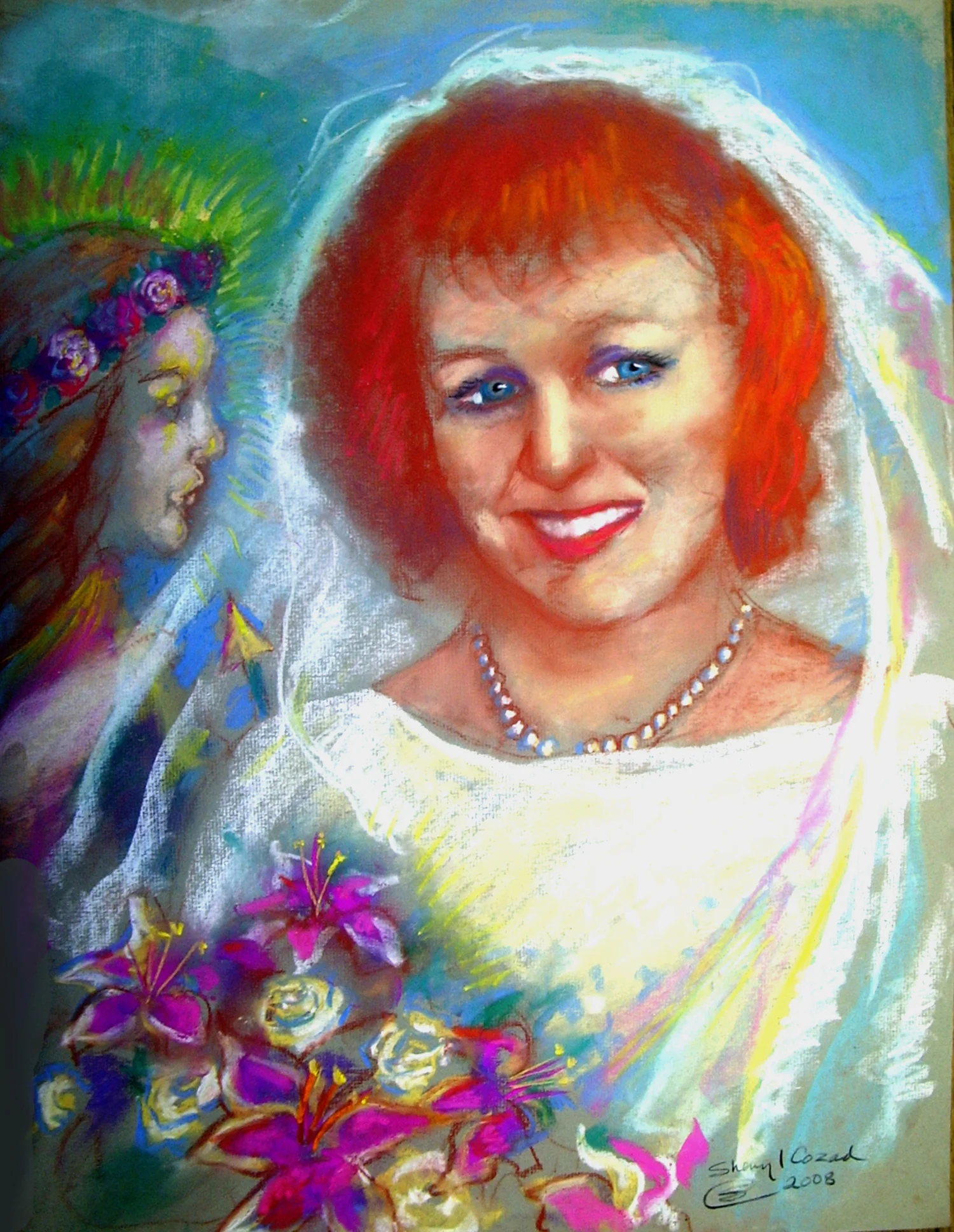 Bride with St. Philomena