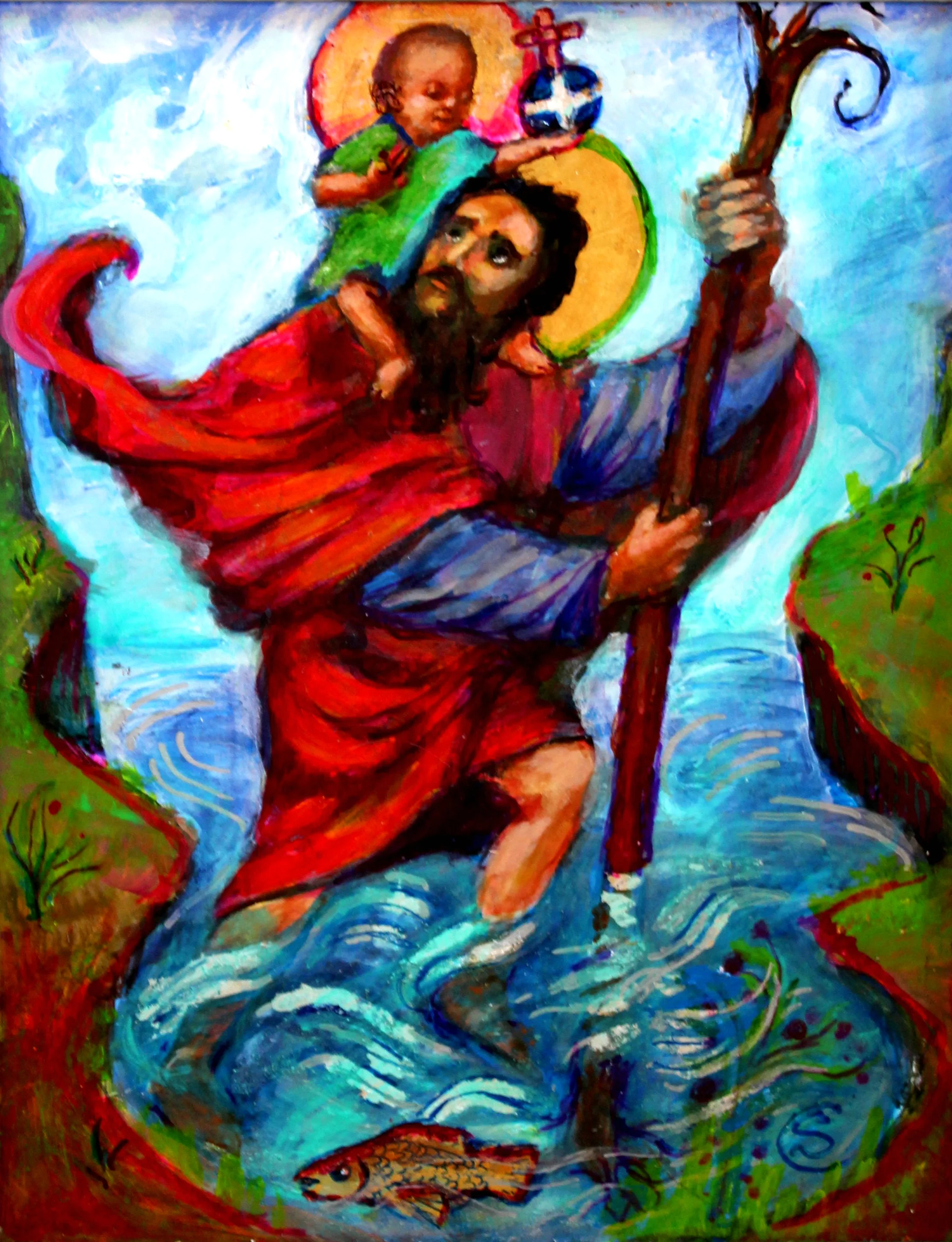 St. Christopher and the Christ Child