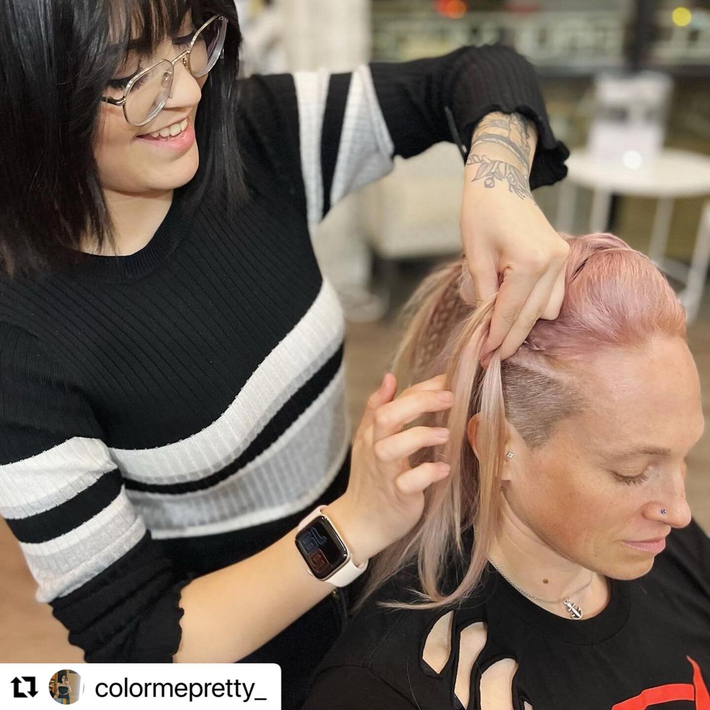 #Repost @colormepretty_ 
・・・
Braiding is fun 🤗
&bull;
&bull;
&bull;
#paulmitchell #paulmitchellpro #braids #vikinghair #paulmitchellsalon #3030 #hairstyle #hair #atxhair #atxhairstylist