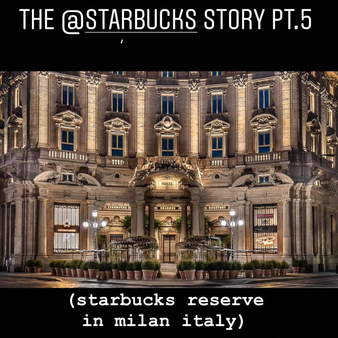 A great American story! Join me for #StoryTime where I share stories of some of the most iconic companies in the world! This week we&rsquo;re covering☕️ @starbucks which started almost 50 years ago and with the vision of @howard.schultz has risen to 
