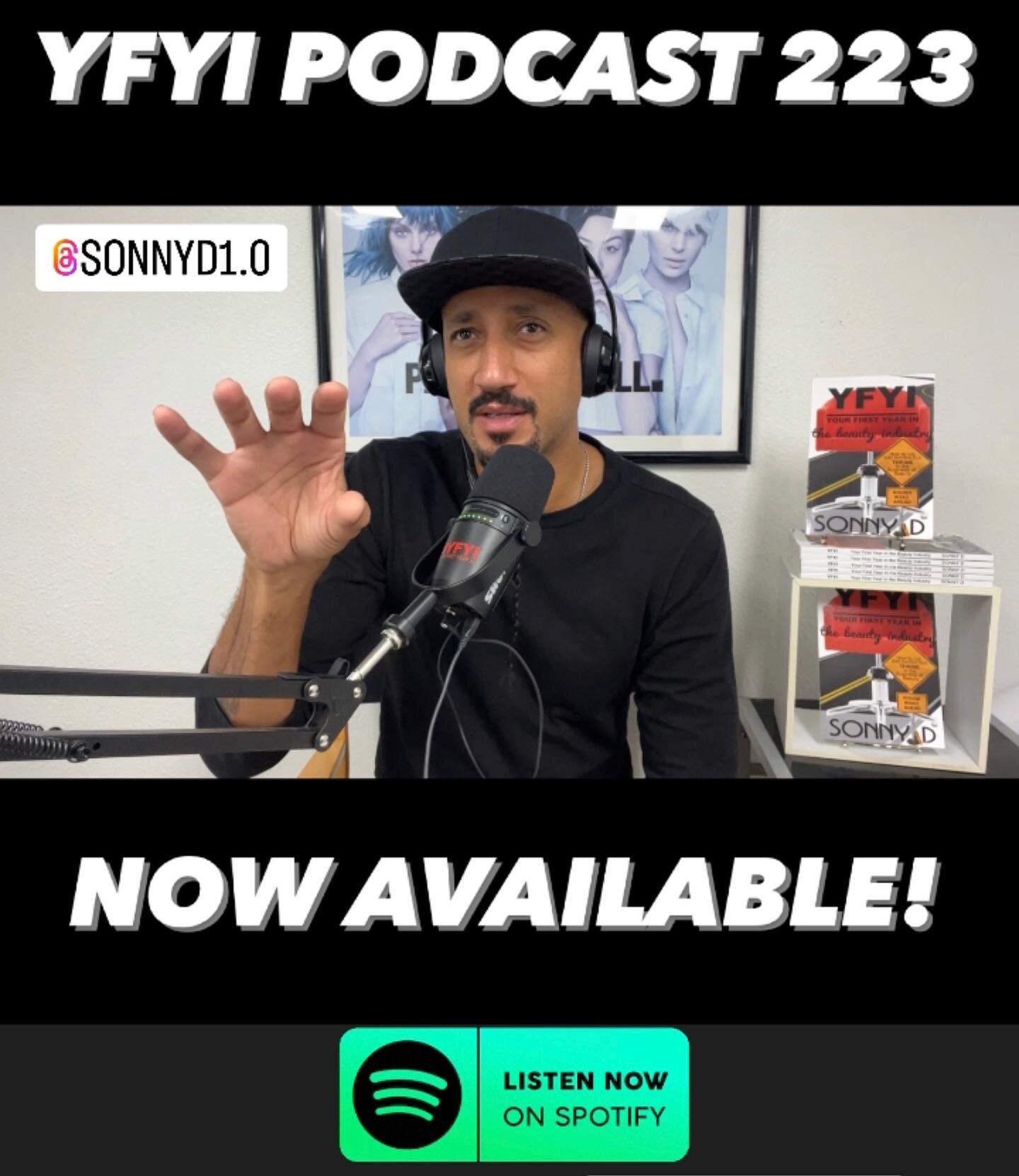 The 🎙️POD is back!! Listen to the latest episode and catch up on every season on @spotifypodcasts 
&bull;
&bull;
&bull;

#sonnyd #travel #starbucks #picoftheday #style #love #paulmitchell #entrepreneur #stylist #fitness #business #motivation #inspir