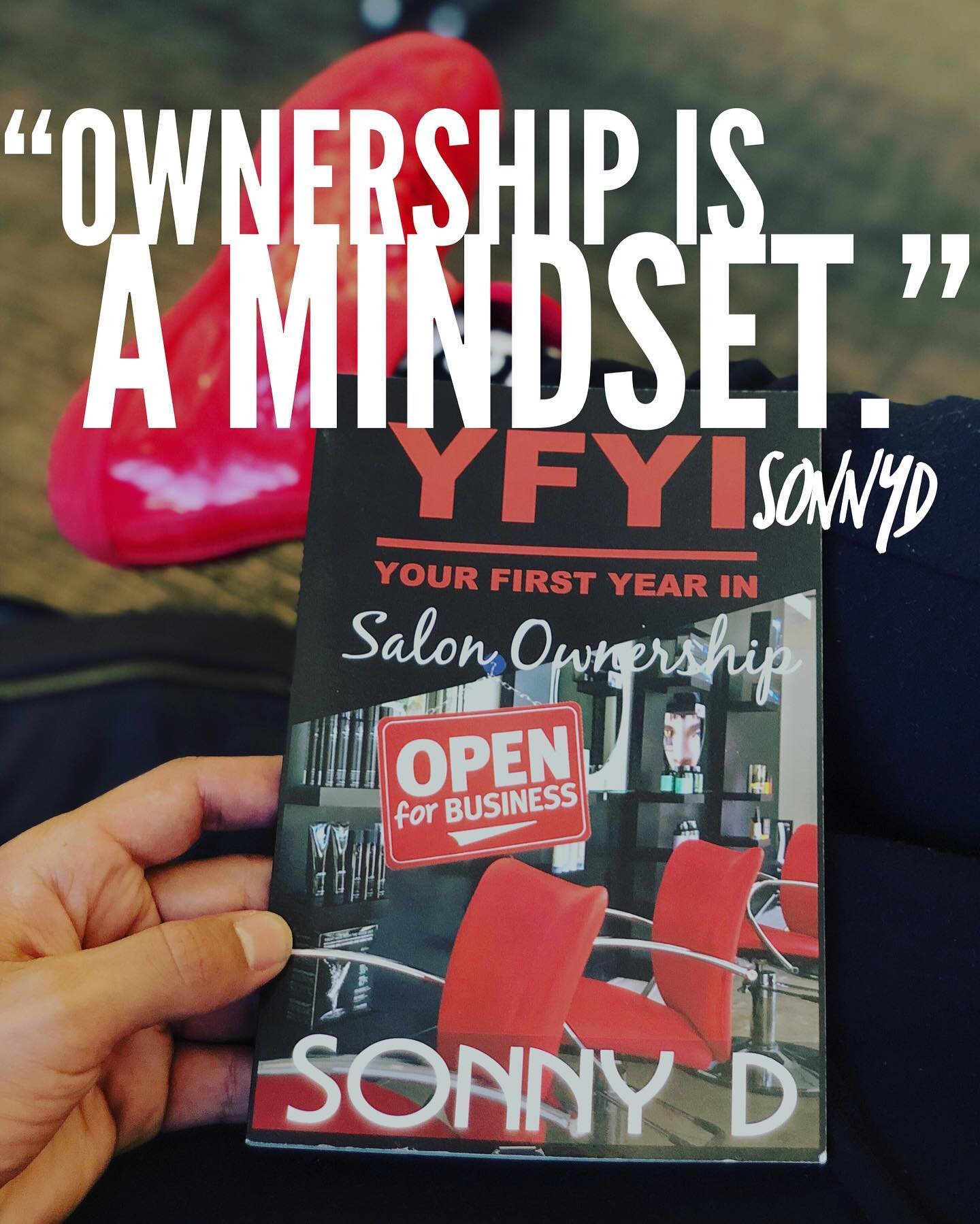 You wanna be an &ldquo;OWNER&rdquo; on paper? Well that&rsquo;s cool, but it starts first in your mind.🧠
&bull;
&bull;
&bull;
#sonnyd #travel #starbucks #picoftheday #style #love #paulmitchell #entrepreneur #stylist #fitness #business #motivation #i