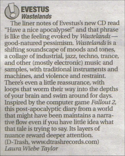 -Review in EXCLAIM magazine