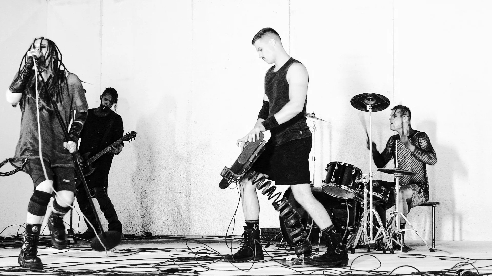 Evestus 2019 industrial rock band promo LIVE