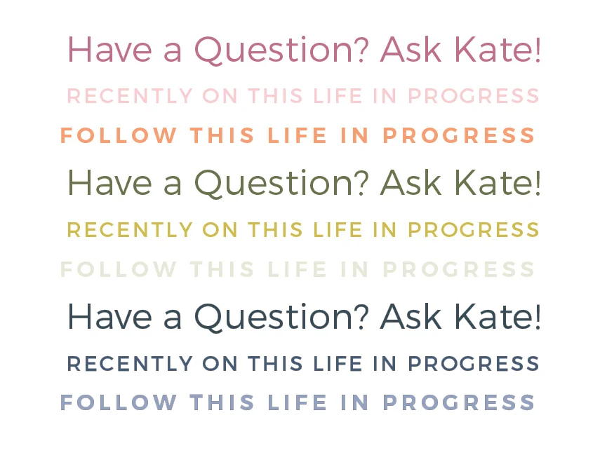  Color Palette 