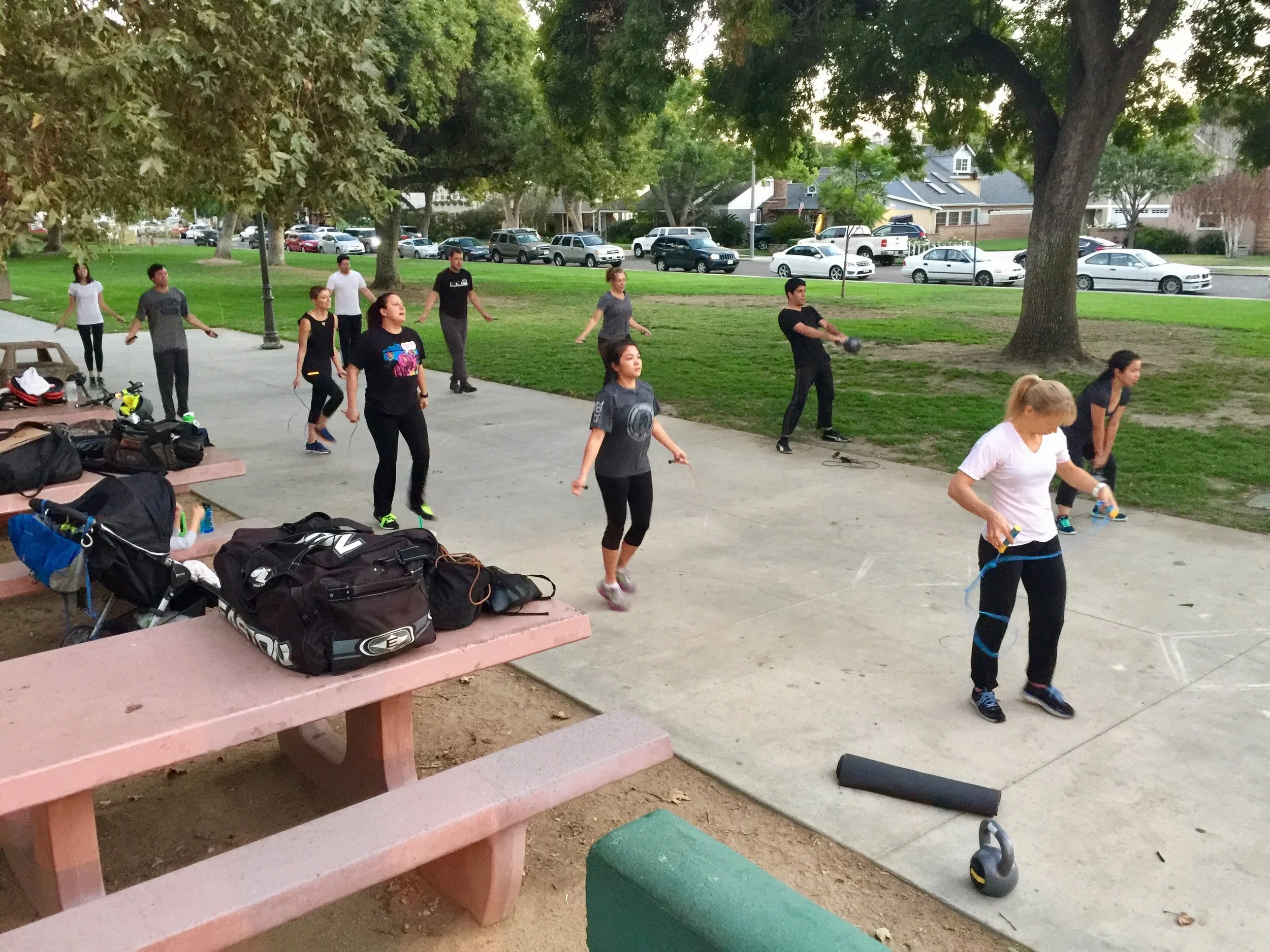 GET AFTER IT!! LA Combatives Training is genuine, old school training in realistic environments. High intensity Interval Training, Proven Calisthenics Workouts and Flexibility Training meet Practical and Simple Self Defense in the fresh air as you train at Stunning Parks. 