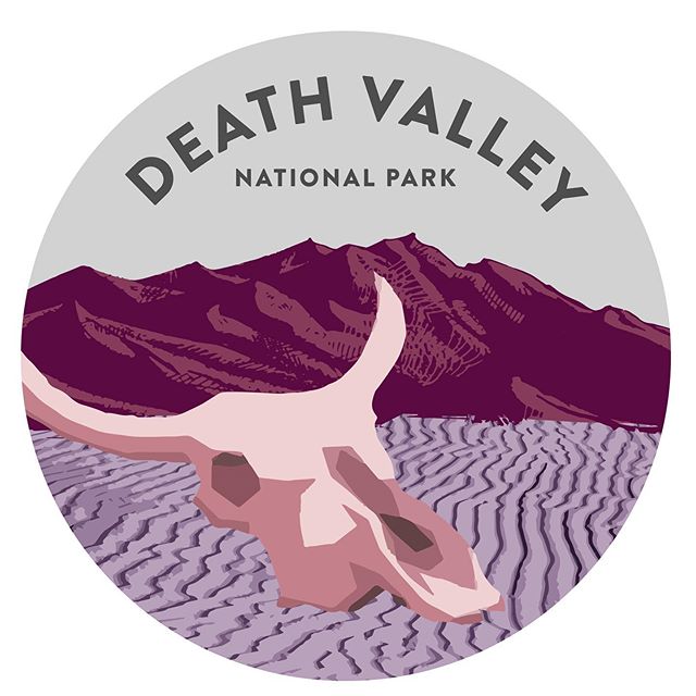 Look at this little cutie I made today! I&rsquo;m supposed to make a few options... but I&rsquo;m hoping this one is the winner. #DeathValleyNationalPark #ParkIcon