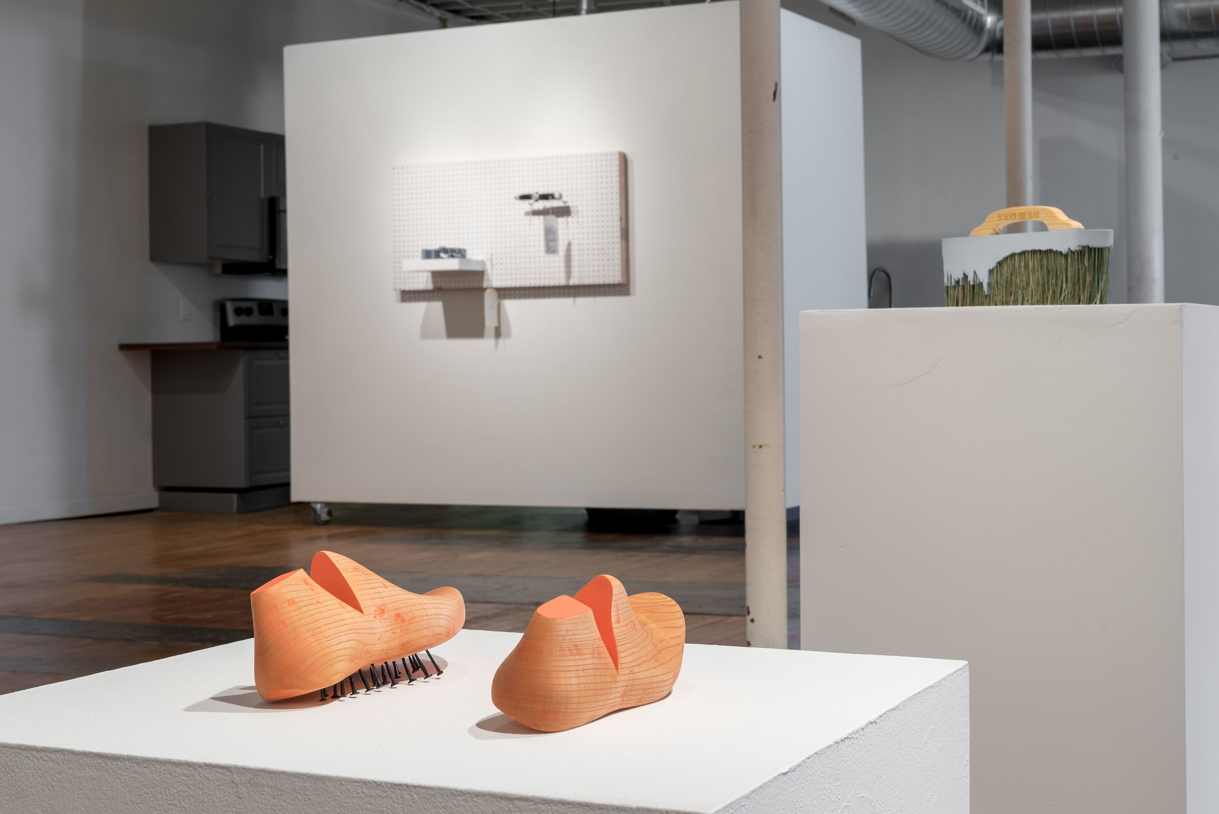 Installation view: R KAUFF AND THE ART LAB PRESENT SOME OBJECTS AND OBJECTIONS OF THIS LAND