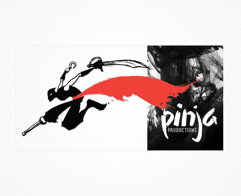 Pinja Productions // the Pirate Ninja identity