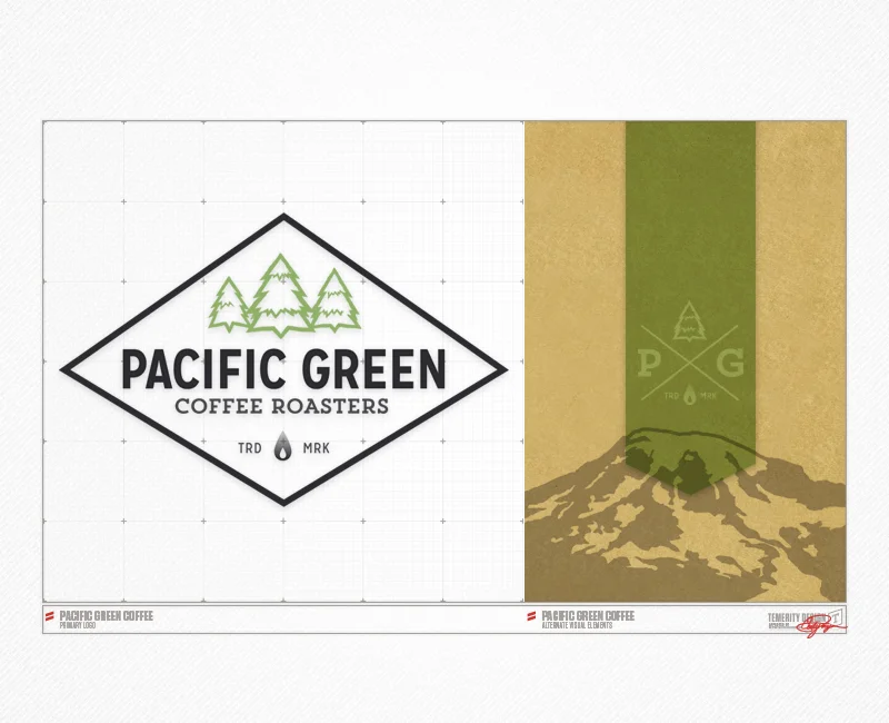 PACIFIC GREEN COFFEE // BRAND IDENTITY