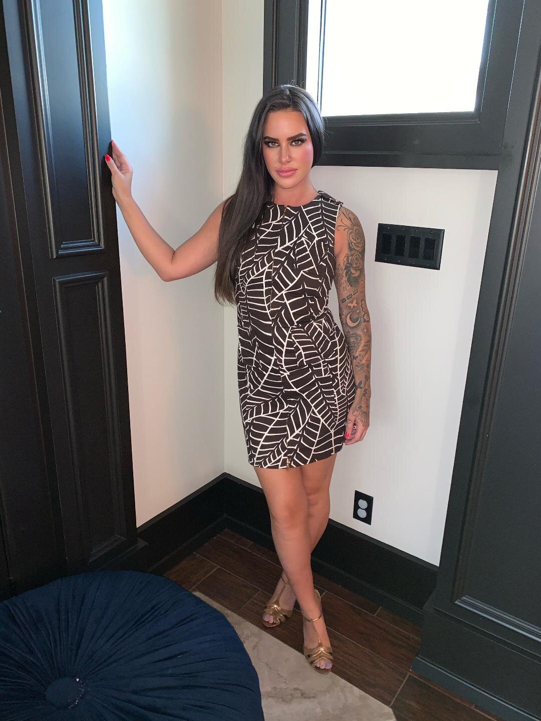 Tory Burch - Brown &amp; White Dress