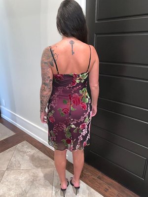 Betsey Johnson Vintage Velvet Dress  ALS IN WONDERLAND Foundation