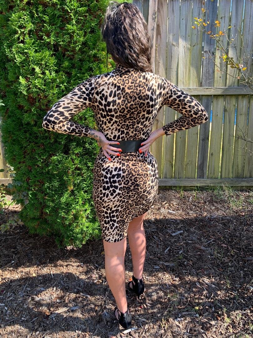 Cheetah Life Dress