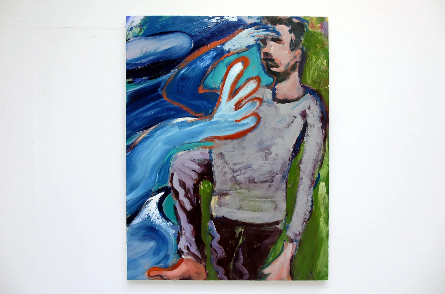 Simon Bayliss, Call of the Wild, 2013, oil on canvas, 105 x 137 cm