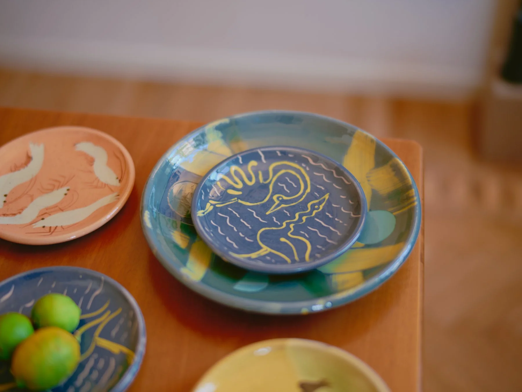   Small Plate (herons)  