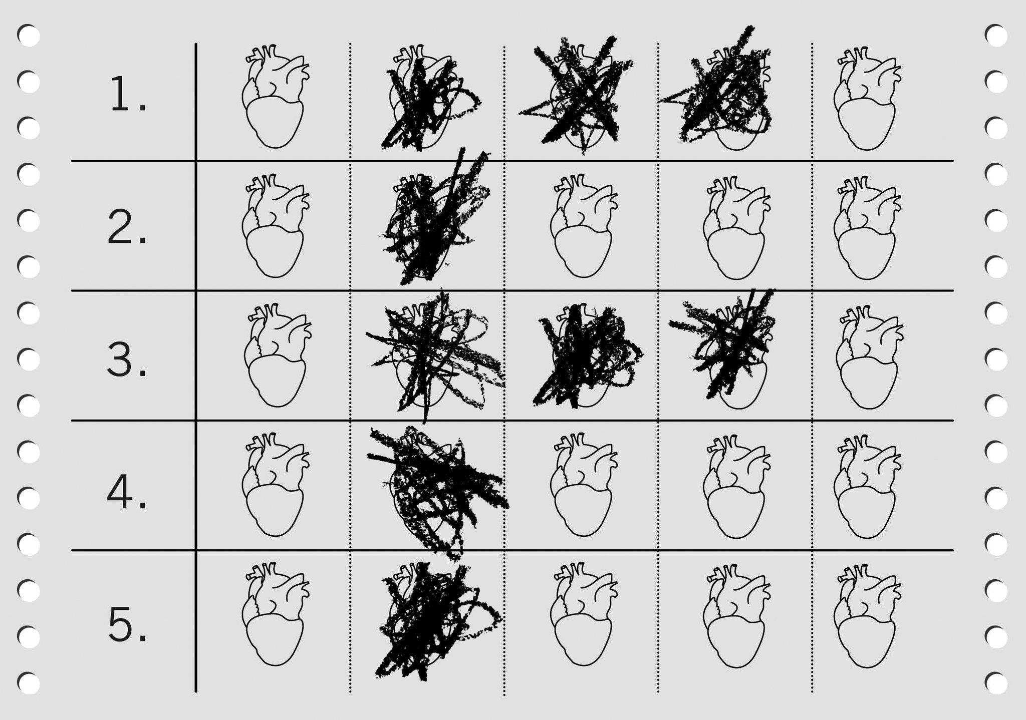 Kelly Blair's illustration of health care grades