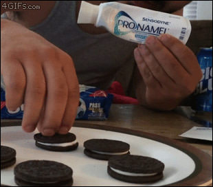 At least he used the sensitive kind of tooth paste?
